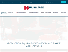 Tablet Screenshot of hinds-bock.com